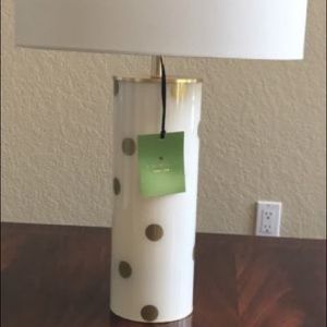 Kate spade polka dot lamp